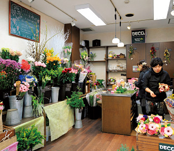 family's flower DECO.