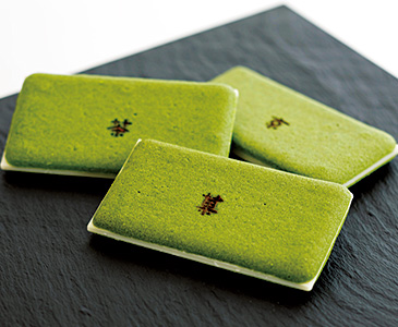 お濃茶ラングドシャ茶の菓