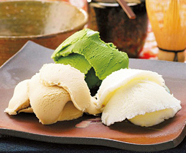 ジェラート(番茶/玄米茶/抹茶&玉露)