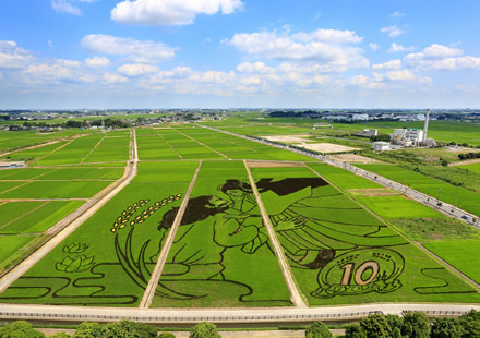 2017年製作の「イナダヒメノミコトとスサノオノミコト」。