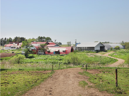 リース事業を介して高齢のため離農した生産者の施設を引継いだ。