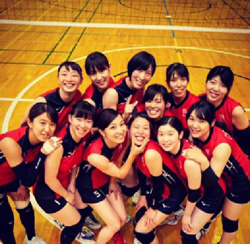 2018年に発足したリガーレ仙台でキャプテン、ウイングスパイカー(WS)として活躍中。