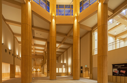 コンサートホールのエントランス。