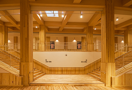 コンサートホールのエントランス。