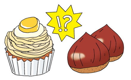 モンブランと栗は、関係ない