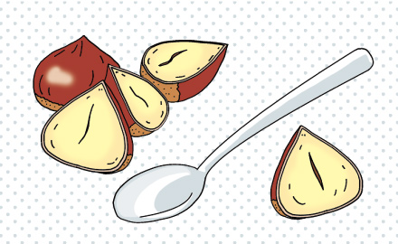 栗の食べ方