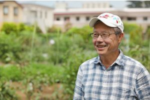 加藤義松さん・65歳、全国農業体験農園協会理事長
