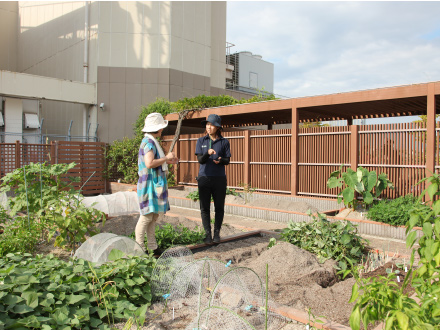 ソラドファーム事務局の熊原さん