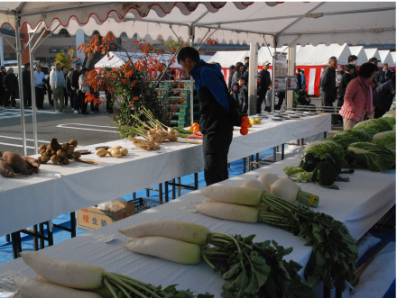 昨年の「にいはま農業まつり」
