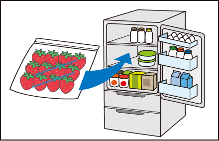 いちごの保存方法