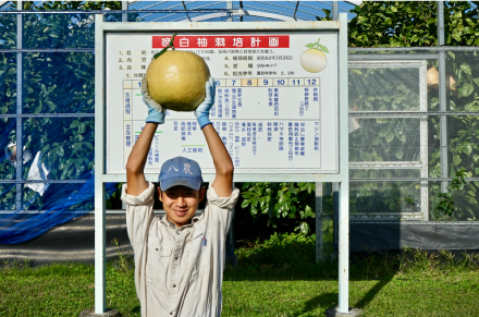 3年生の下林裕尚さん。卒業後は地元の市場に就職するため、ギネス世界記録への挑戦は今年が最後。