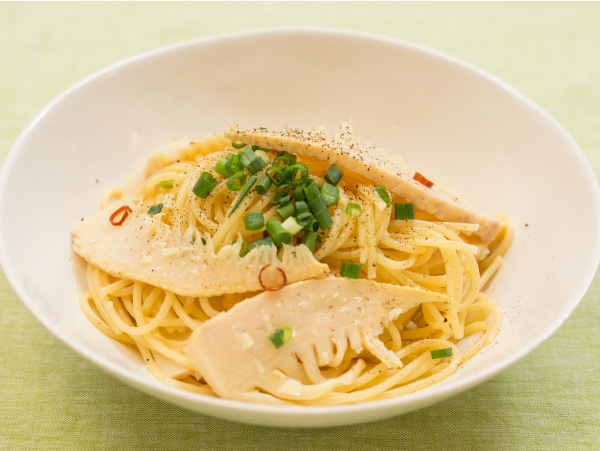 たけのこのぺペロンチーノ