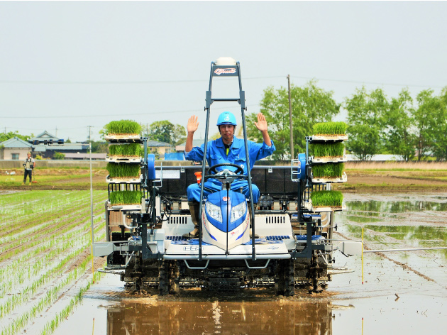 直進アシスト田植機