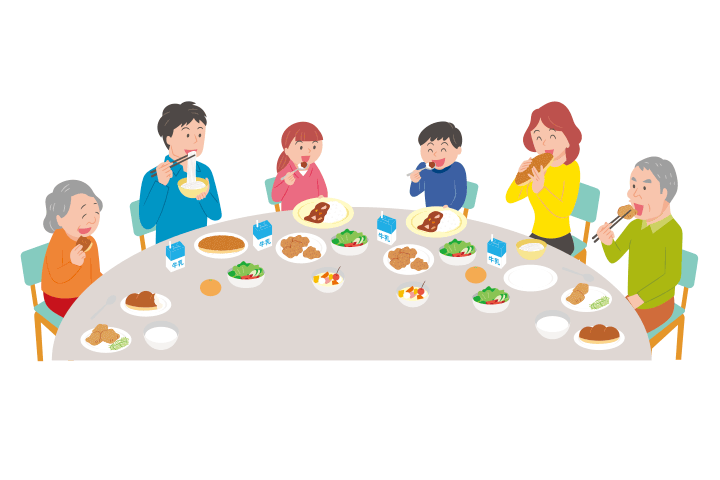 写真:果物を喜ぶ児童