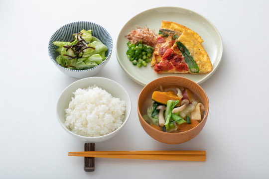 写真：和風スパニッシュオムレツ