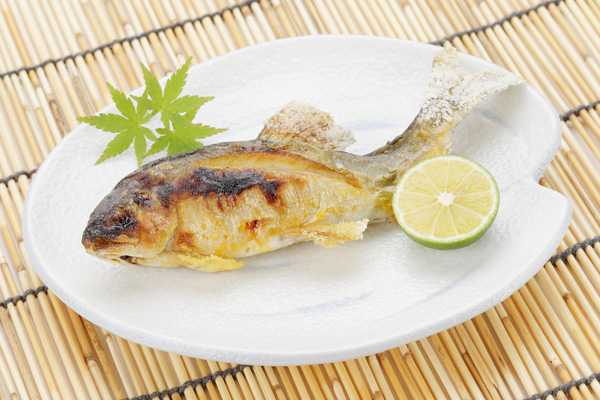 写真:アユの塩焼き