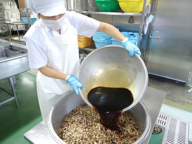 写真：調理工程