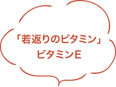 「若返りのビタミン」ビタミンE