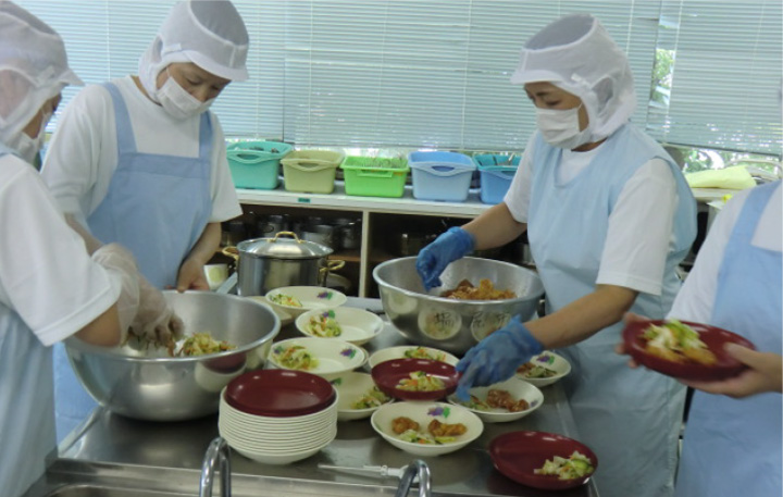 写真:調理の様子