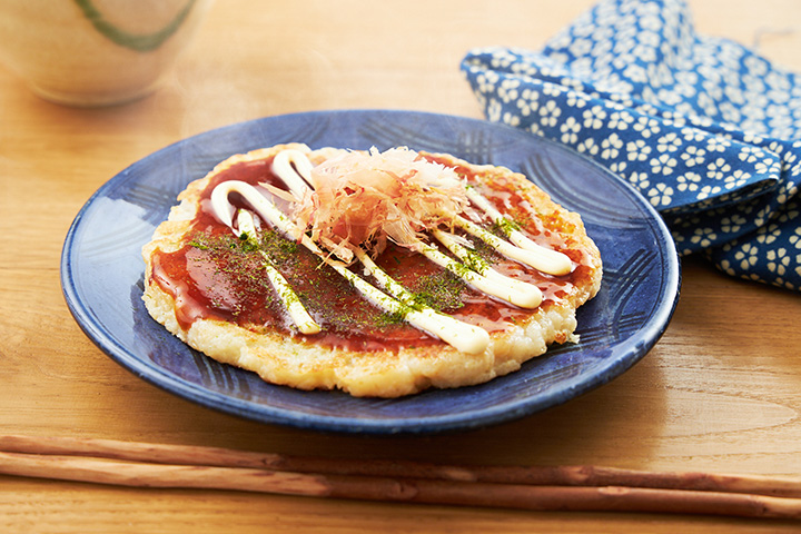 写真：加賀れんこんのお好み焼き