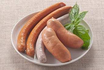 写真:ウインナーとフランクフルト