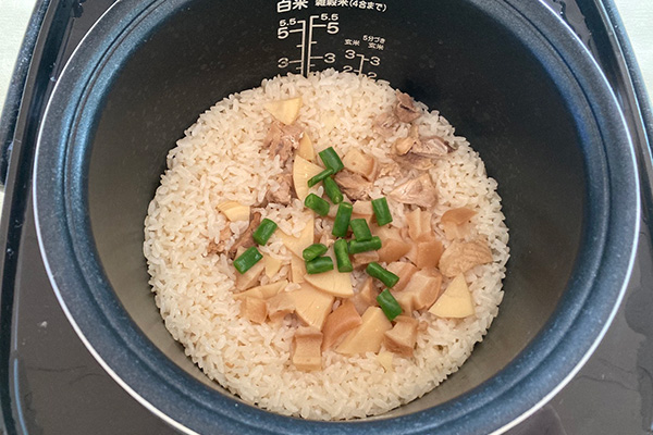 写真:炊き上がり