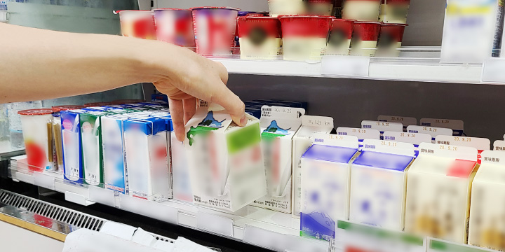 写真:スーパーでの買い物イメージ