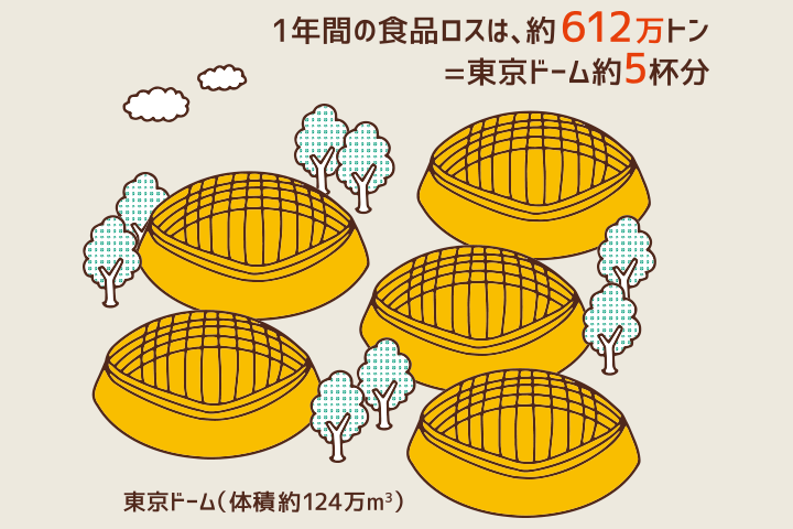 画像：食品ロスの現状を知る