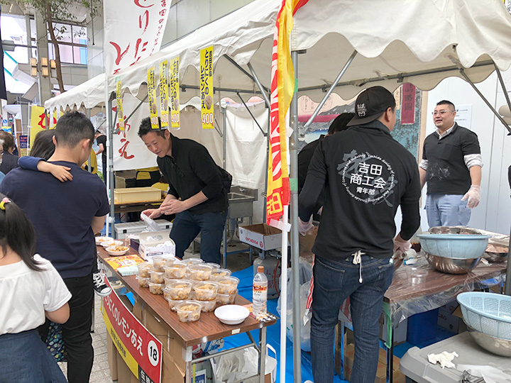 写真:イベントでの出店の様子