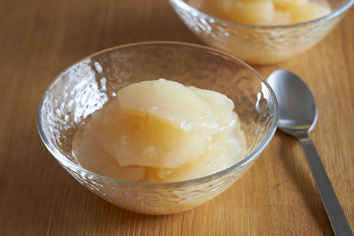 写真：りんごのコンポート