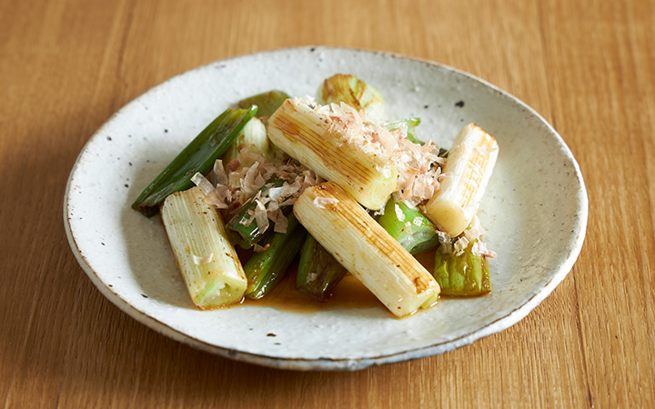 仙台曲がりねぎのおひたし