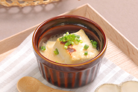 写真:豆腐のみそとろろ焼き