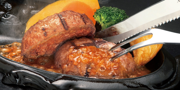 写真:ご当地チェーン さわやかのげんこつハンバーグ