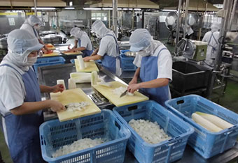 写真：調理工程