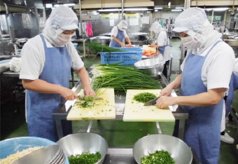 写真：調理工程