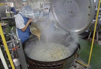 写真：調理工程