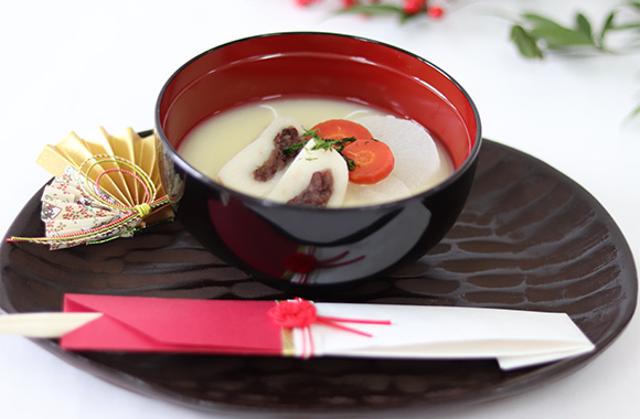 写真：あんもち雑煮の実力