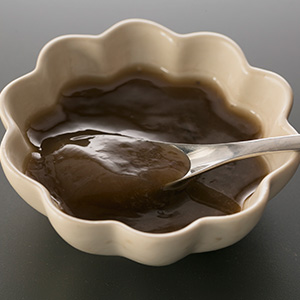 写真：小豆煮汁ゼリー