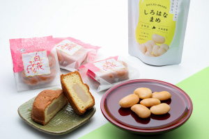 写真：白花豆を使用したお菓子