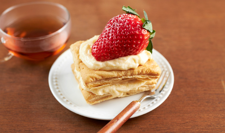 いちごのミルフィーユ