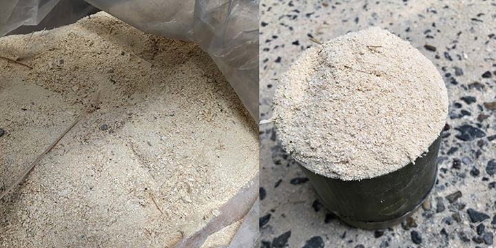 写真:竹材のリサイクル