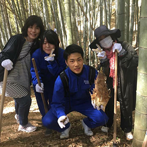 写真：たけのこ掘りイベント