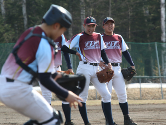 写真：野球練習の様子