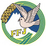 FFJシンボルマーク：鳩と富士の稲穂マーク