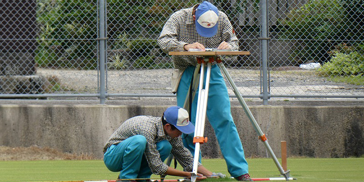 写真：測量の様子