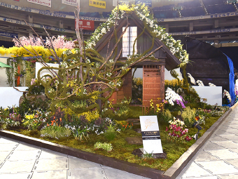 写真：岐阜県立恵那農業高校のショーディスプレイ最優秀賞の作品