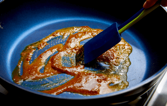 写真:さっと炒める