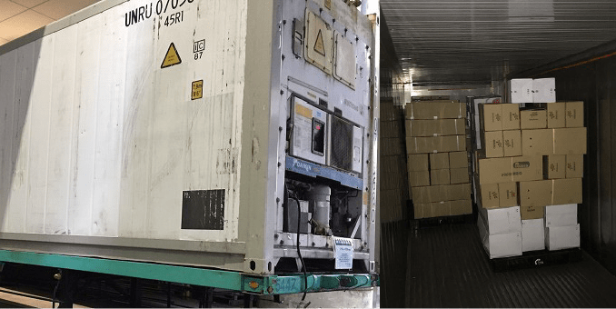 写真：リーファコンテナ