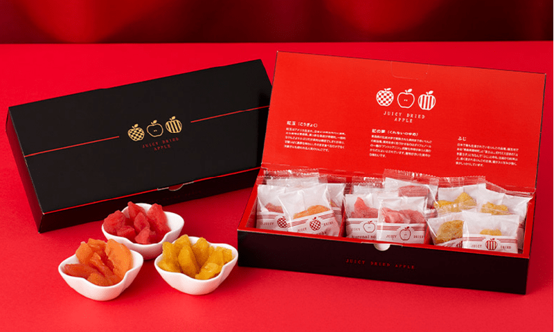 画像：「青森県産ドライアップル3種アソート」