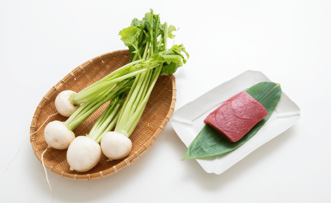 画像:かぶ と マグロ